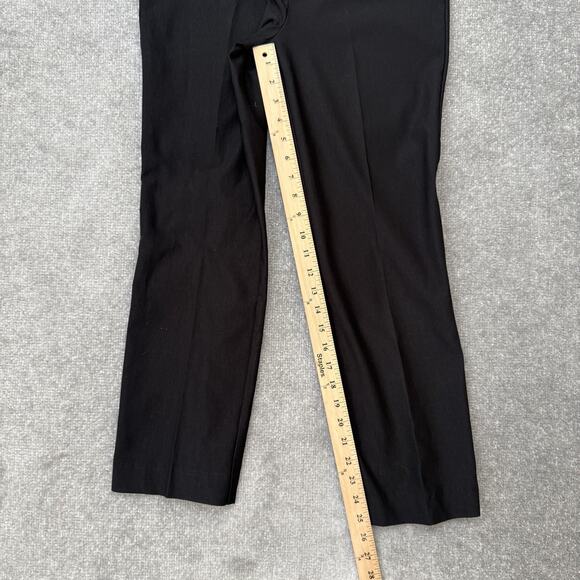 Chico's Pants Womens 0R Black Straight Leg Pull On Stretch Dress Career Work - Picture 8 of 11